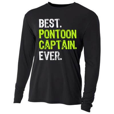 Best Pontoon Captain Ever | Pontoon Boat Cooling Performance Long Sleeve Crew