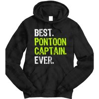 Best Pontoon Captain Ever | Pontoon Boat Tie Dye Hoodie