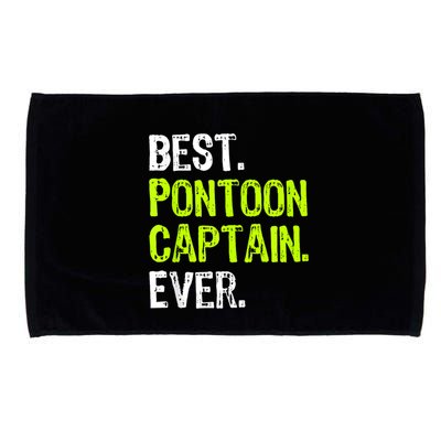Best Pontoon Captain Ever | Pontoon Boat Microfiber Hand Towel