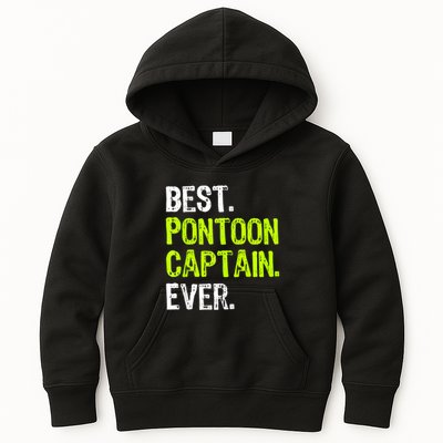 Best Pontoon Captain Ever | Pontoon Boat Kids Hoodie