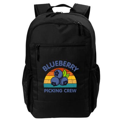 Blueberry Picking Crew Cute Family Blueberries Summer Fruit Backpack