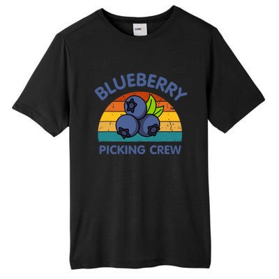 Blueberry Picking Crew Cute Family Blueberries Summer Fruit Tall Fusion ChromaSoft Performance T-Shirt