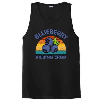 Blueberry Picking Crew Cute Family Blueberries Summer Fruit PosiCharge Competitor Tank