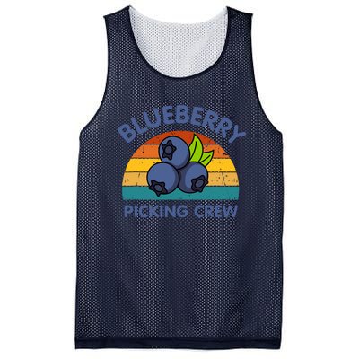 Blueberry Picking Crew Cute Family Blueberries Summer Fruit Mesh Reversible Basketball Jersey Tank