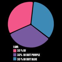 Bisexual Pie Chart Bisexual Pride Doggie Tank