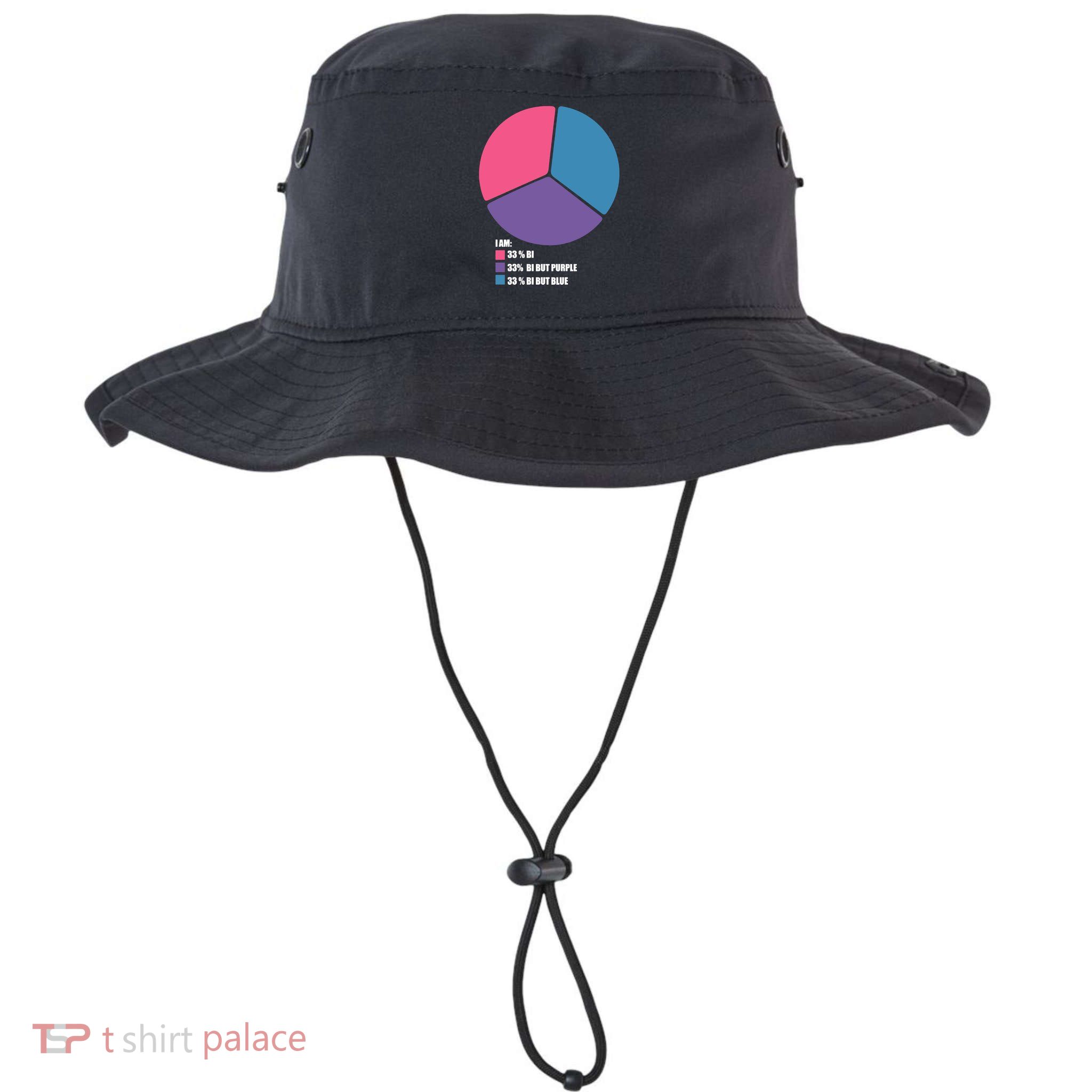 Bisexual Pie Chart Bisexual Pride Bucket Hat