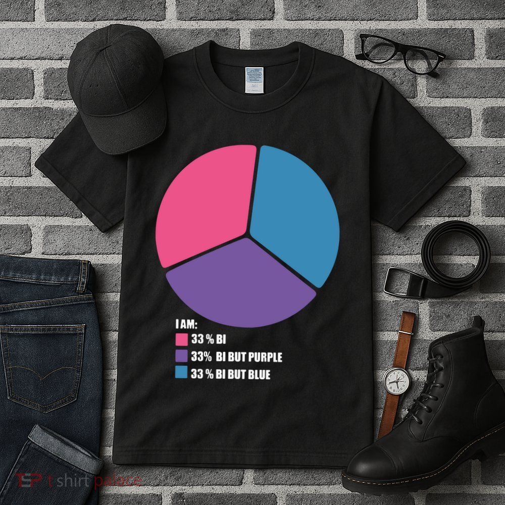 Bisexual Pie Chart Bisexual Tall T-Shirt