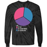 Bisexual Pie Chart Bisexual Tie-Dye Long Sleeve Shirt