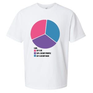 Bisexual Pie Chart Bisexual Sueded Cloud Jersey T-Shirt