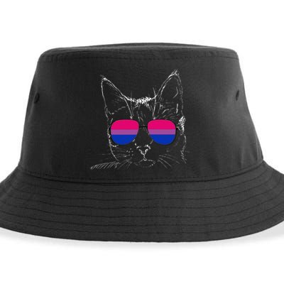 Bi Pride Cat Bisexual LGBT Subtle Pride Sustainable Bucket Hat