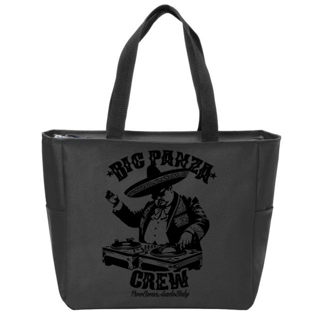 Big Panza Crew  Zip Tote Bag