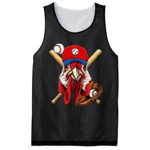 Baseball Player Chicken Pitcher Catcher Baseball Coach Farm Mesh Reversible Basketball Jersey Tank