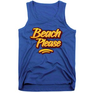 Beach Please Cool Gift Tank Top