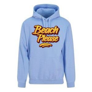 Beach Please Cool Gift Unisex Surf Hoodie