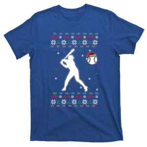 Baseball Player Christmas Cool Ugly Xmas Pajama Cute Gift T-Shirt