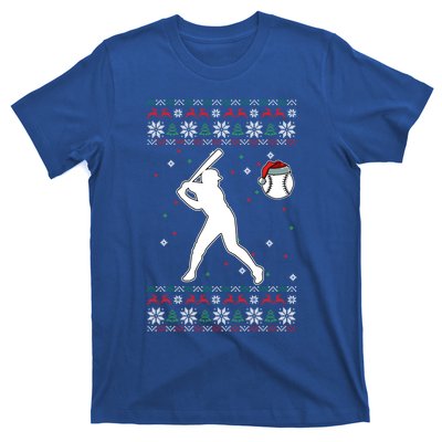 Baseball Player Christmas Cool Ugly Xmas Pajama Cute Gift T-Shirt