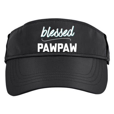 Blessed Pawpaw Christian Favorite Grandpa Cool Gift Adult Drive Performance Visor