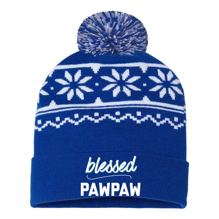 Blessed Pawpaw Christian Favorite Grandpa Cool Gift USA-Made Snowflake Beanie