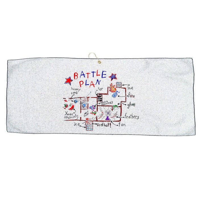 Battle Plan Christmas Home Hand Dawn Alone Xmas Large Microfiber Waffle Golf Towel