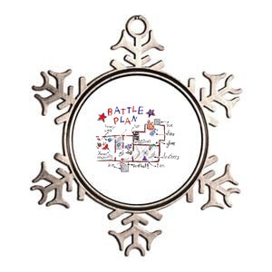 Battle Plan Christmas Home Hand Dawn Alone Xmas Metallic Star Ornament