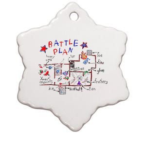 Battle Plan Christmas Home Hand Dawn Alone Xmas Ceramic Star Ornament