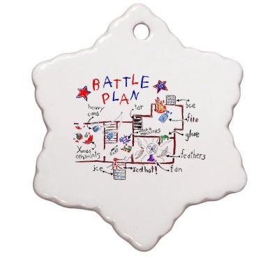 Battle Plan Christmas Home Hand Dawn Alone Xmas Ceramic Star Ornament