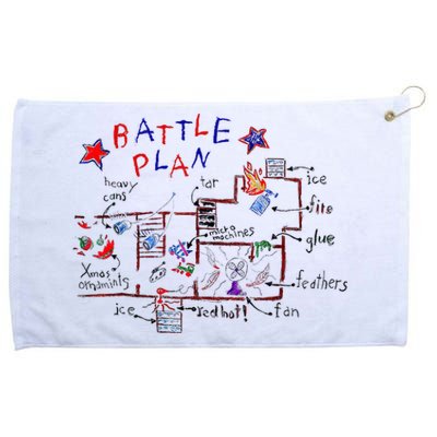 Battle Plan Christmas Home Hand Dawn Alone Xmas Grommeted Golf Towel