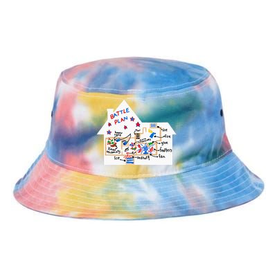 Battle Plan Christmas Home Hand Dawn Alone Xmas Tie Dye Newport Bucket Hat