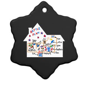 Battle Plan Christmas Home Hand Dawn Alone Xmas Ceramic Star Ornament