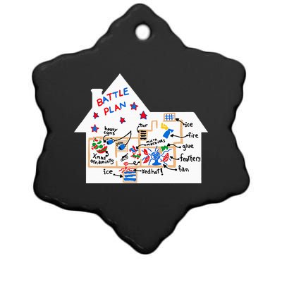 Battle Plan Christmas Home Hand Dawn Alone Xmas Ceramic Star Ornament