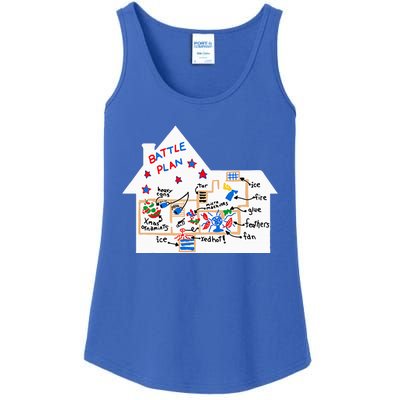 Battle Plan Christmas Home Hand Dawn Alone Xmas Ladies Essential Tank