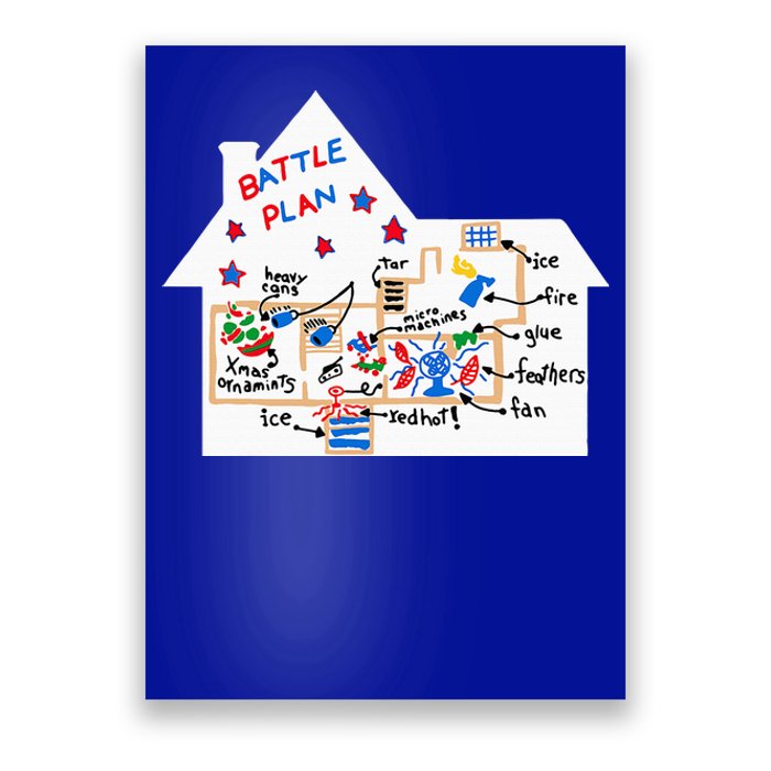 Battle Plan Christmas Home Hand Dawn Alone Xmas Poster