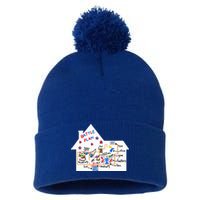 Battle Plan Christmas Home Hand Dawn Alone Xmas Pom Pom 12in Knit Beanie