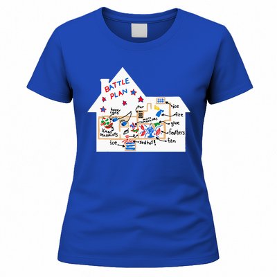 Battle Plan Christmas Home Hand Dawn Alone Xmas Women's T-Shirt