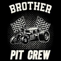 Brother Pit Crew Funny Race Car Birthday Party Racing Family City Backpack