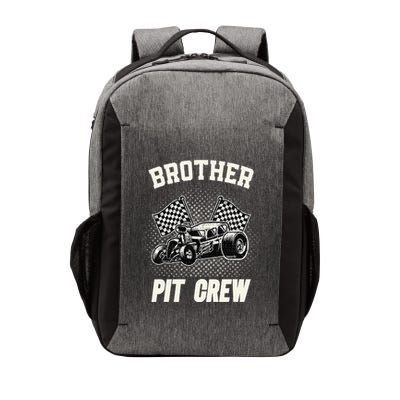 Brother Pit Crew Funny Race Car Birthday Party Racing Family Vector Backpack
