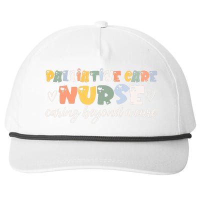 Beautiful Palliative Care Nurse Saying Endoflife Hospice Snapback Five-Panel Rope Hat