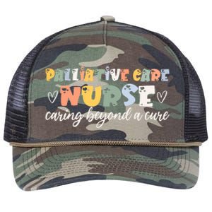 Beautiful Palliative Care Nurse Saying Endoflife Hospice Retro Rope Trucker Hat Cap