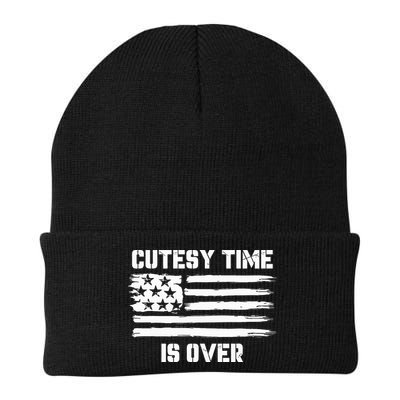 Bold Patriotic Cutesy Time Is Over Beanie