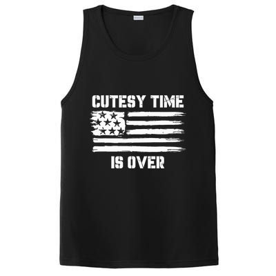 Bold Patriotic Cutesy Time Is Over PosiCharge Competitor Tank