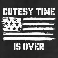Bold Patriotic Cutesy Time Is Over Golf Towel