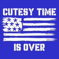Bold Patriotic Cutesy Time Is Over 16 in Basic Backpack