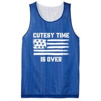 Bold Patriotic Cutesy Time Is Over Mesh Reversible Basketball Jersey Tank