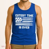 Bold Patriotic Cutesy Time Is Over Tank Top