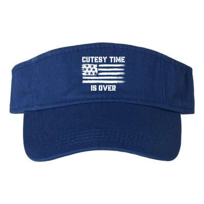 Bold Patriotic Cutesy Time Is Over Visor
