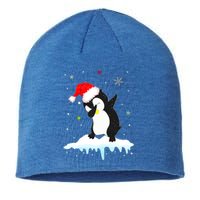 Best Penguin Christmas Matching Family Cool Gift Sustainable Beanie