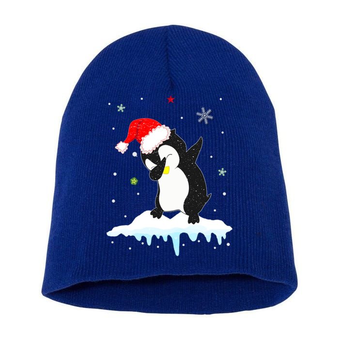 Best Penguin Christmas Matching Family Cool Gift Short Acrylic Beanie