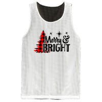 Buffalo Plaid Christmas Tree Merry And Bright Mesh Reversible Basketball Jersey Tank