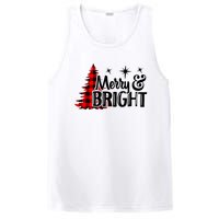 Buffalo Plaid Christmas Tree Merry And Bright PosiCharge Competitor Tank