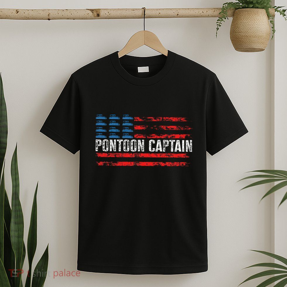 Boating Pontoon Captain Pontoon Boat T-Shirt